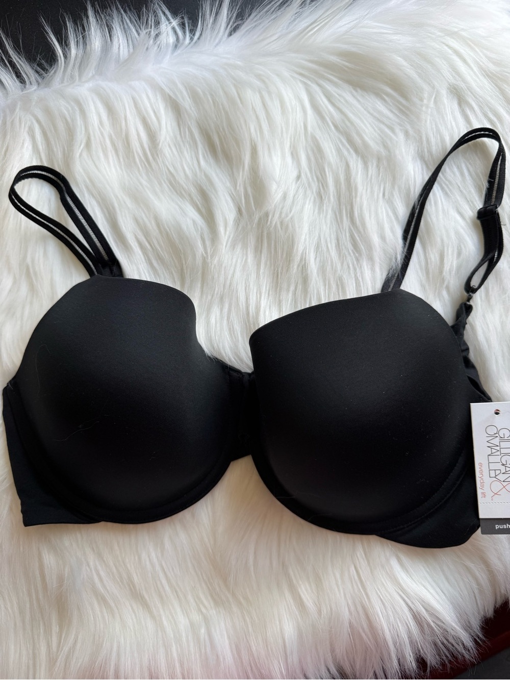 Gilligan & O'Malley Black Padded Everyday T-Shirt Bra